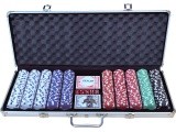 Poker Set- Case with 500 Chips Buffalo