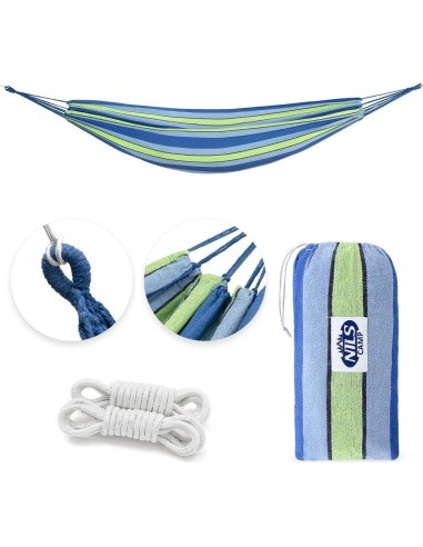 NC9003 BLUE-GREEN HAMMOCK NILS CAMP