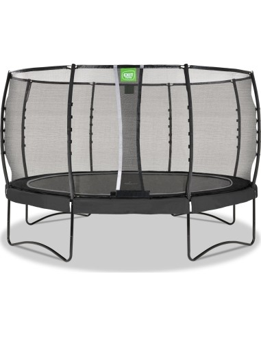 Batutas EXIT Allure Premium ø427 cm su apsauginiu tinklu, juodas