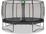 Batutas EXIT Allure Premium ø427 cm su apsauginiu tinklu, juodas