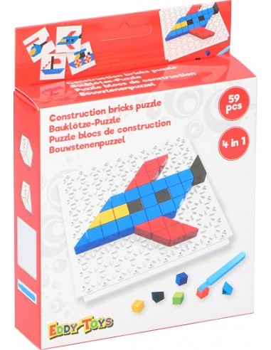 Konstruktoriaus rinkinys Eddy Toys, 59 detalių, ABS