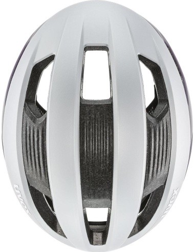 Uvex Rise cc silver-plum WE helmet, 52-56 cm