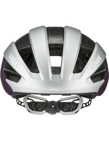 Uvex Rise cc silver-plum WE helmet, 52-56 cm