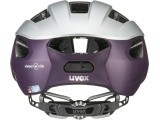 Uvex Rise cc silver-plum WE helmet, 52-56 cm