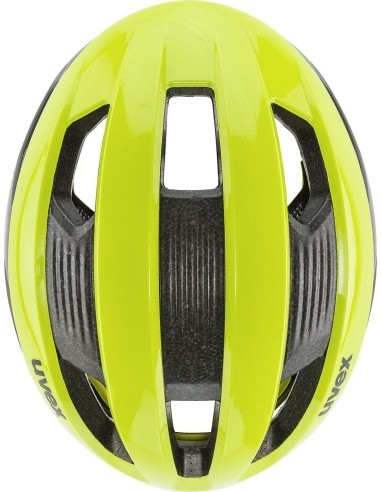 Šalmas Uvex Rise cc neon yellow-black mat