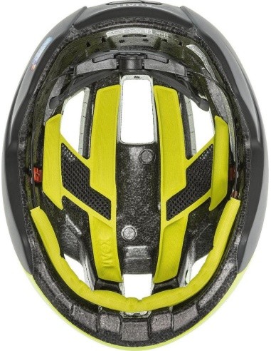 Šalmas Uvex Rise cc neon yellow-black mat