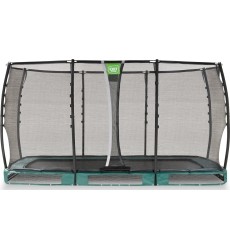 EXIT Allure Premium ground trampoline 214x366cm - green