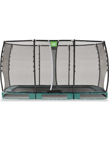 EXIT Allure Premium ground trampoline 214x366cm - green