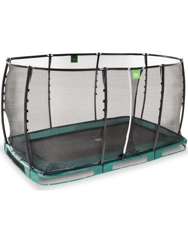EXIT Allure Premium ground trampoline 214x366cm - green