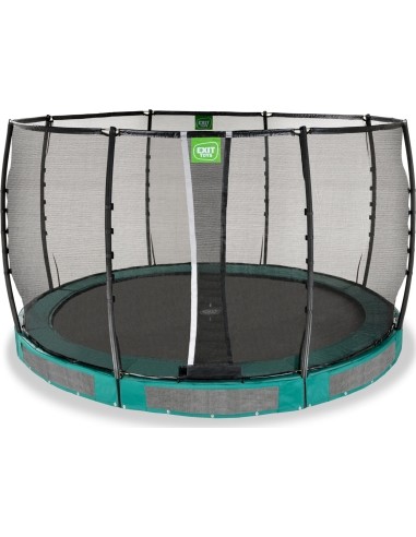 EXIT Allure Premium įleidžiamas batutas ø366 cm, žalias