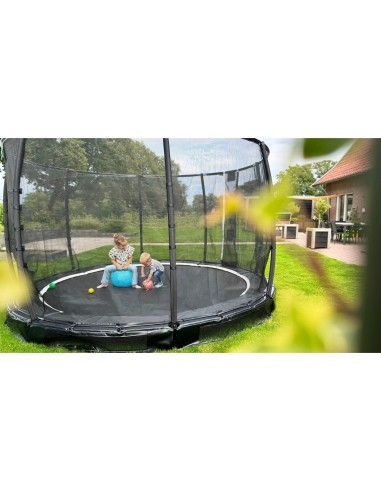 EXIT Allure Premium ground trampoline ø366cm - green
