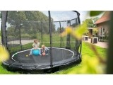 EXIT Allure Premium ground trampoline ø366cm - green