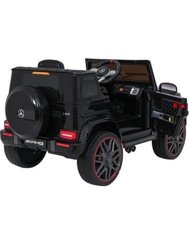 Vaikiškas elektromobilis Mercedes G63 AMG LIFT, juodas