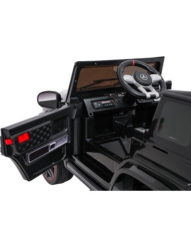 Vaikiškas elektromobilis Mercedes G63 AMG LIFT, juodas