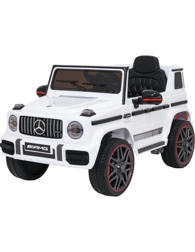 Elektromobilis Mercedes G63 AMG LIFT, baltas