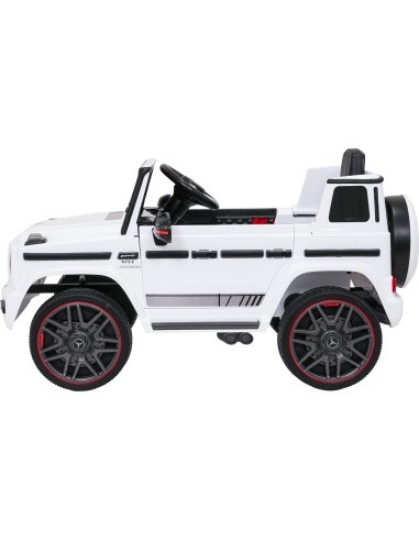Elektromobilis Mercedes G63 AMG LIFT, baltas