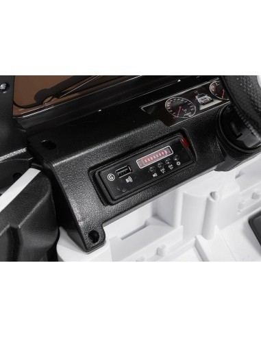 Elektromobilis Mercedes G63 AMG LIFT, baltas