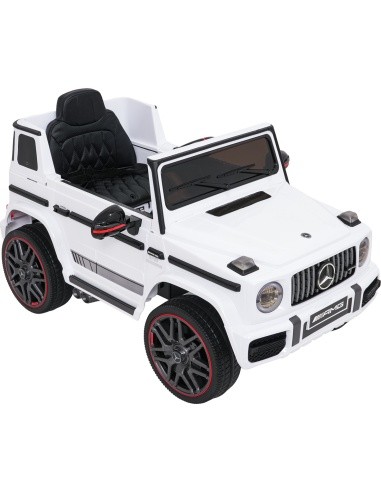 Elektromobilis Mercedes G63 AMG LIFT, baltas