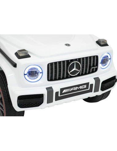 Elektromobilis Mercedes G63 AMG LIFT, baltas