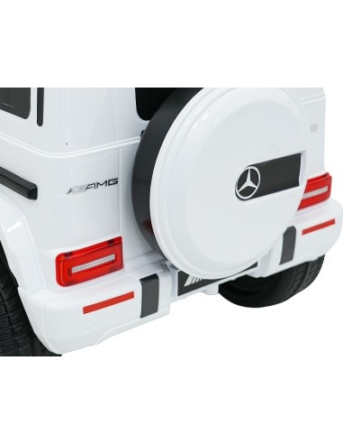 Elektromobilis Mercedes G63 AMG LIFT, baltas