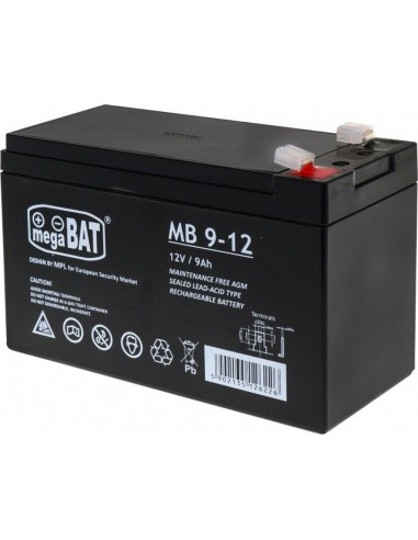 Vehicle parts battery 12V 9AH
