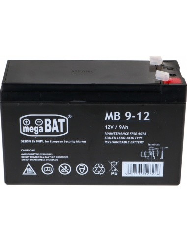 Vehicle parts battery 12V 9AH