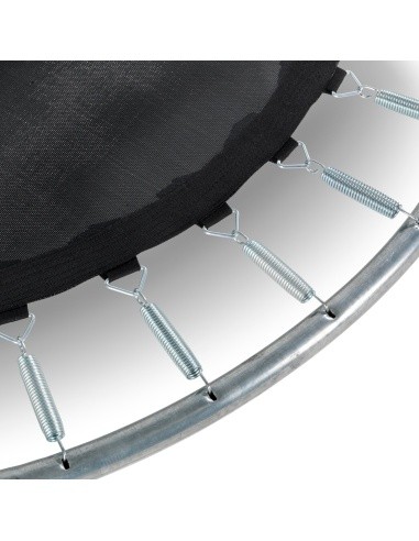 EXIT Silhouette trampoline ø427cm - green Outdoor Round Coil spring Above ground trampoline