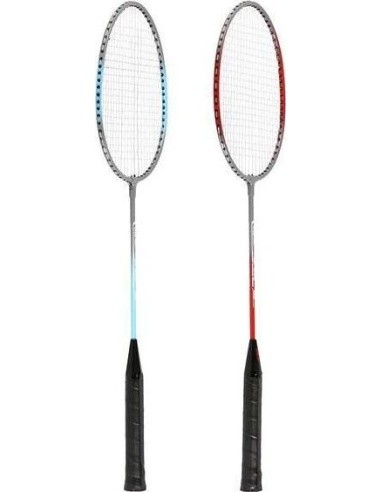 Plieninis badmintono rinkinys NILS NRZ002, 2 raketės ir plunksninukai