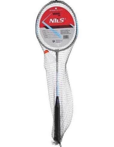 Plieninis badmintono rinkinys NILS NRZ002, 2 raketės ir plunksninukai