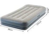 Materac dmuchany 191x99cm z pompką jednoosobowy Intex 64116ND