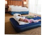 Inflatable 2 Seater Velor Mattress Intex