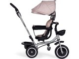 Tricycle stroller 2-in-1 swivel seat folding canopy - beige ECOTOYS