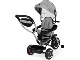 Triratukas-vežimėlis 2-in-1 ECOTOYS, sukioji sėdynė, sudedamas stogelis, pilkas