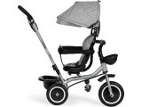 Tricycle stroller 2-in-1 swivel seat folding canopy - grey ECOTOYS
