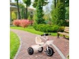 Tricycle tricycle non-slip handles bell basket beige ECOTOYS