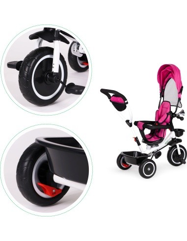 Tricycle With Swivel Seat Eco Toys, Pink