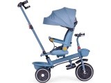 Tricycle stroller tricycle 2-in-1 swivel seat folding canopy blue - ECOTOYS