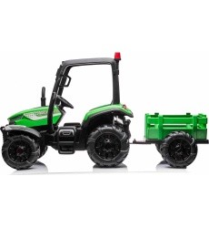 Tractor Vehicle BLAST With Trailer Green