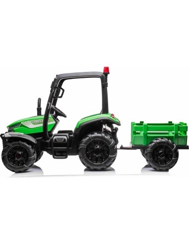 Tractor Vehicle BLAST With Trailer Green