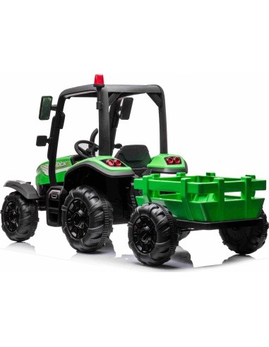 Tractor Vehicle BLAST With Trailer Green