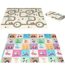 Educational foam mat double sided foldable large troba ECOTOYS