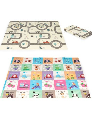 Educational foam mat double sided foldable large troba ECOTOYS