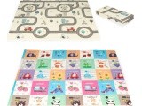 Edukacinis putų kilimėlis dvipusis sulankstomas didelis troba ECOTOYS
