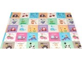 Educational foam mat double sided foldable large troba ECOTOYS