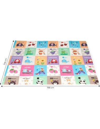 Educational foam mat double sided foldable large troba ECOTOYS