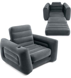 Pripučiamas krėslas-čiužinys 2-in-1 INTEX 66551