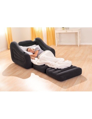Inflatable chair mattress recliner bed 2-in-1 INTEX 66551