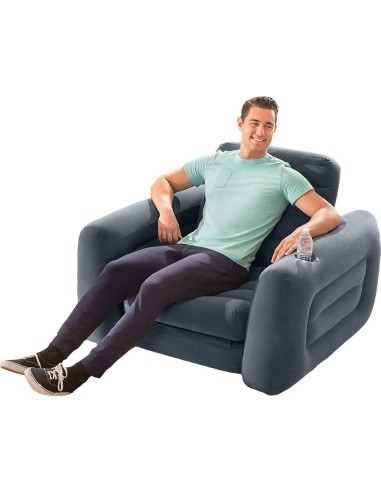 Inflatable chair mattress recliner bed 2-in-1 INTEX 66551