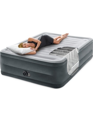 Double bed mattress with automatic pump - 203x152cm INTEX