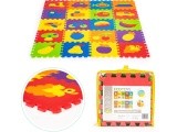 Mokomasis putplasčio kilimėlis EVA dėlionė 20 dalių 148x119cm ECOTOYS